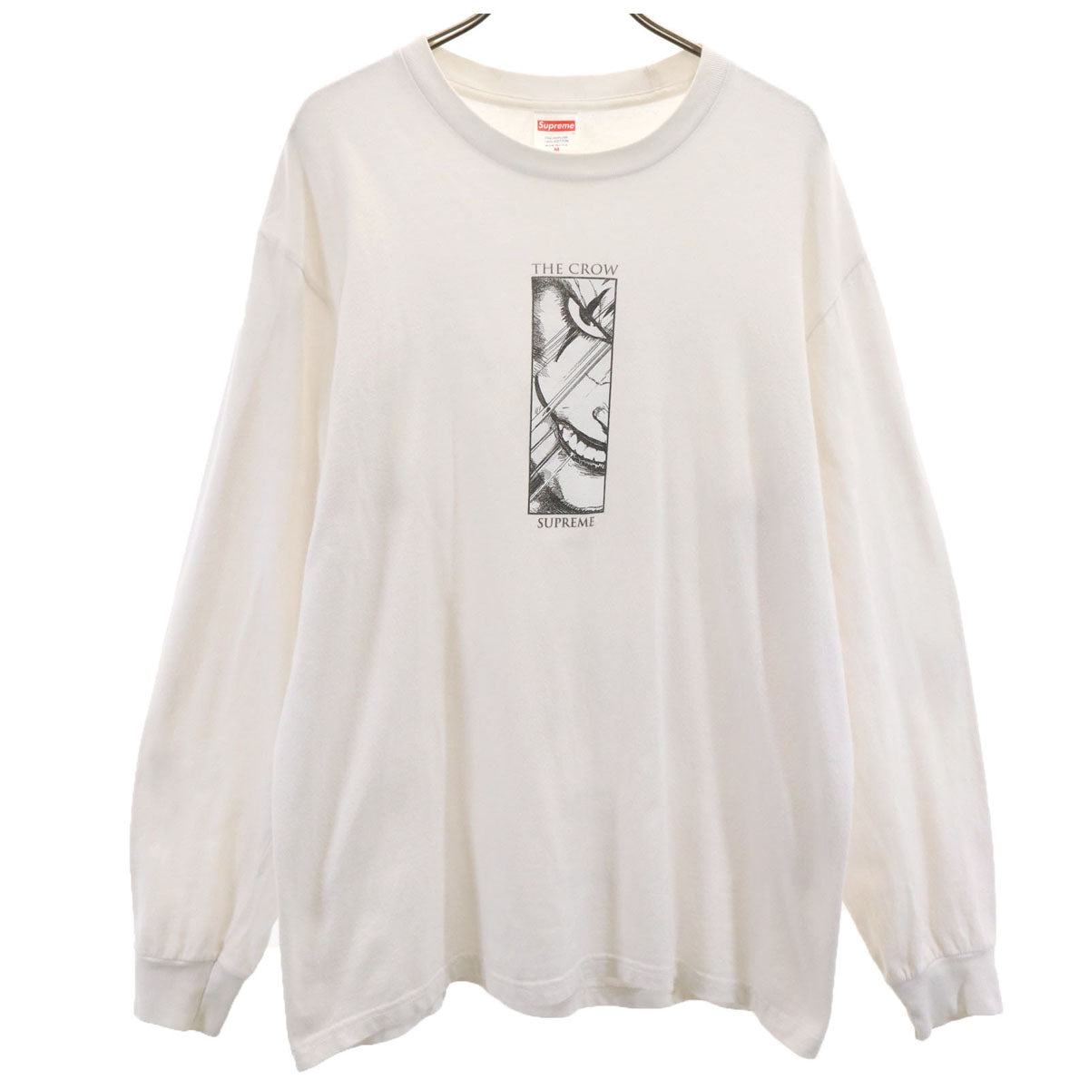 Supreme シュプリーム The Crow ザ クロウ コラボ USA製 長袖 Tシャツ M ホワイト ロンT メンズ