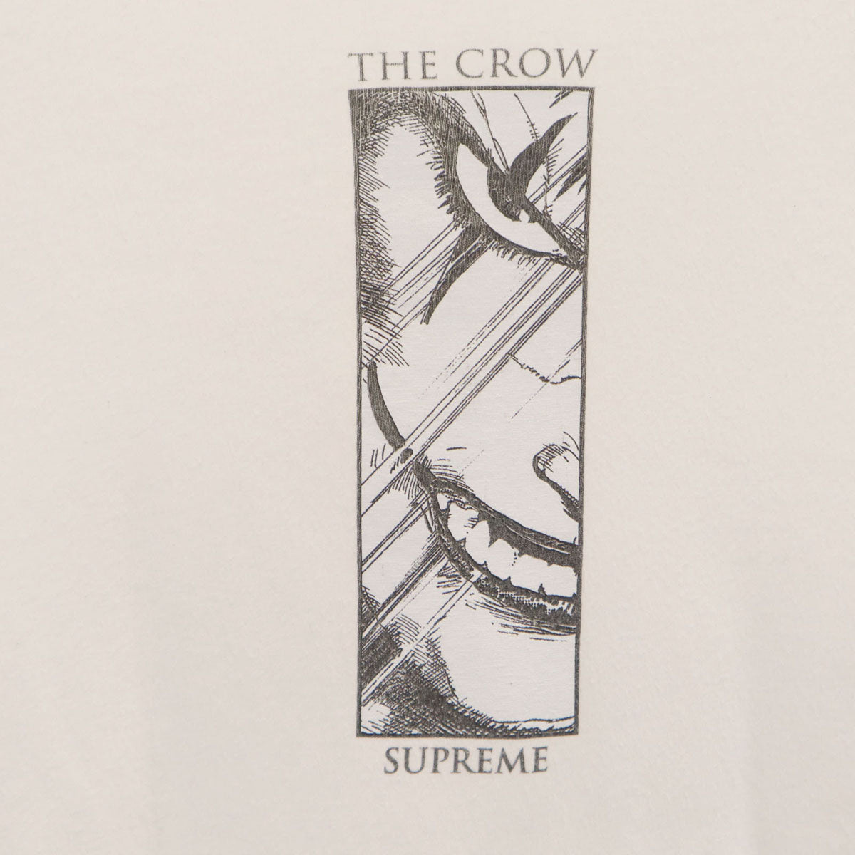 Supreme シュプリーム The Crow ザ クロウ コラボ USA製 長袖 Tシャツ M ホワイト ロンT メンズ