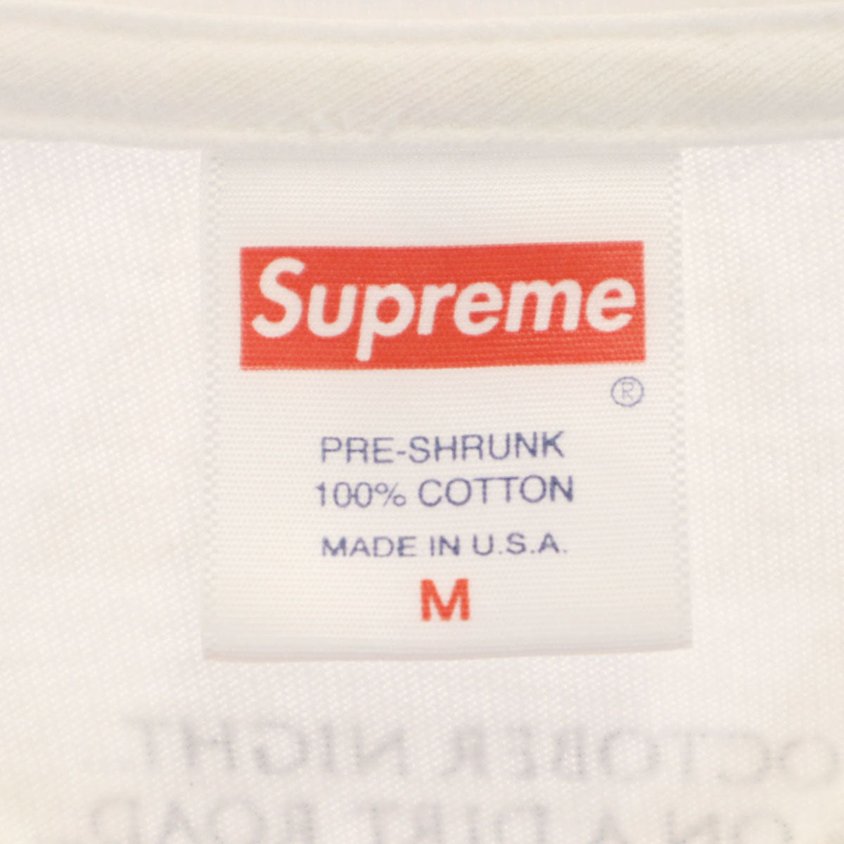 Supreme シュプリーム The Crow ザ クロウ コラボ USA製 長袖 Tシャツ M ホワイト ロンT メンズ