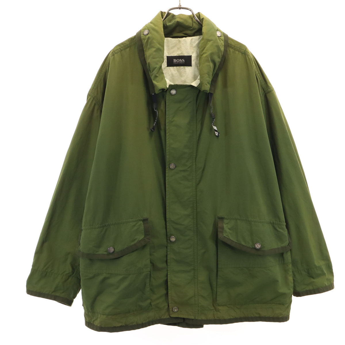 BOSS HUGO BOSS ボスヒューゴボス 90s オールド ジャケット 52 オリーブ メンズ