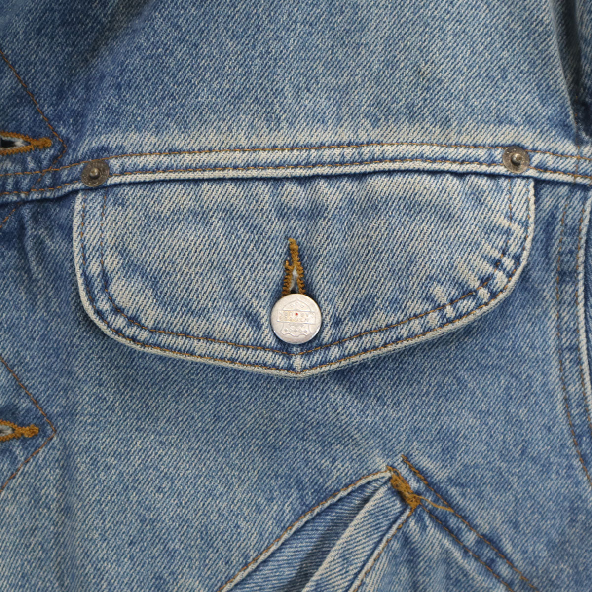 Nigel Cabourn ナイジェルケーボン イタリア製 デニムジャケット M ブルー系 ジージャン メンズ