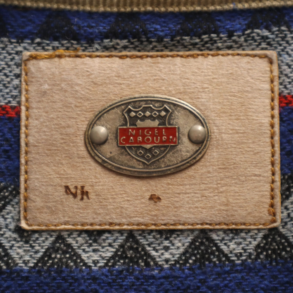 Nigel Cabourn ナイジェルケーボン イタリア製 デニムジャケット M ブルー系 ジージャン メンズ
