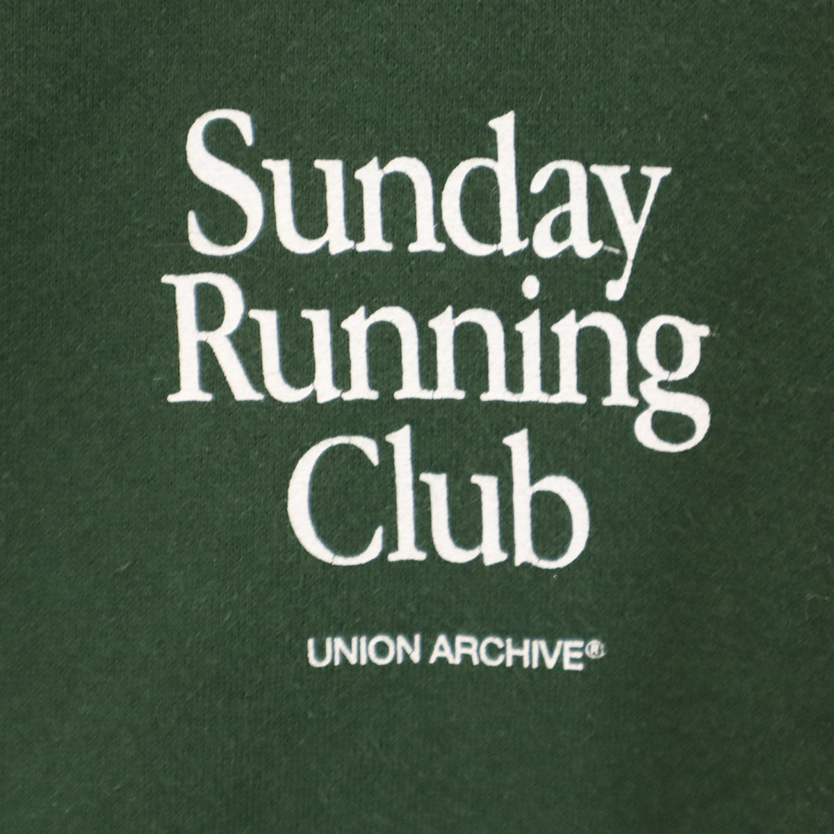 UNION ARCHIVE ユニオンアーカイブ 韓国製 長袖 スウェットパーカー M グリーン プルオーバー 裏起毛 メンズ