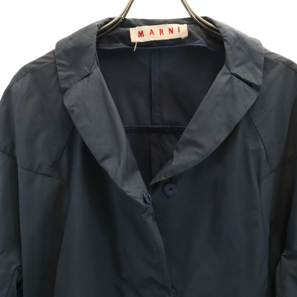 MARNI マルニ イタリア製 コート 42 ネイビー レディース