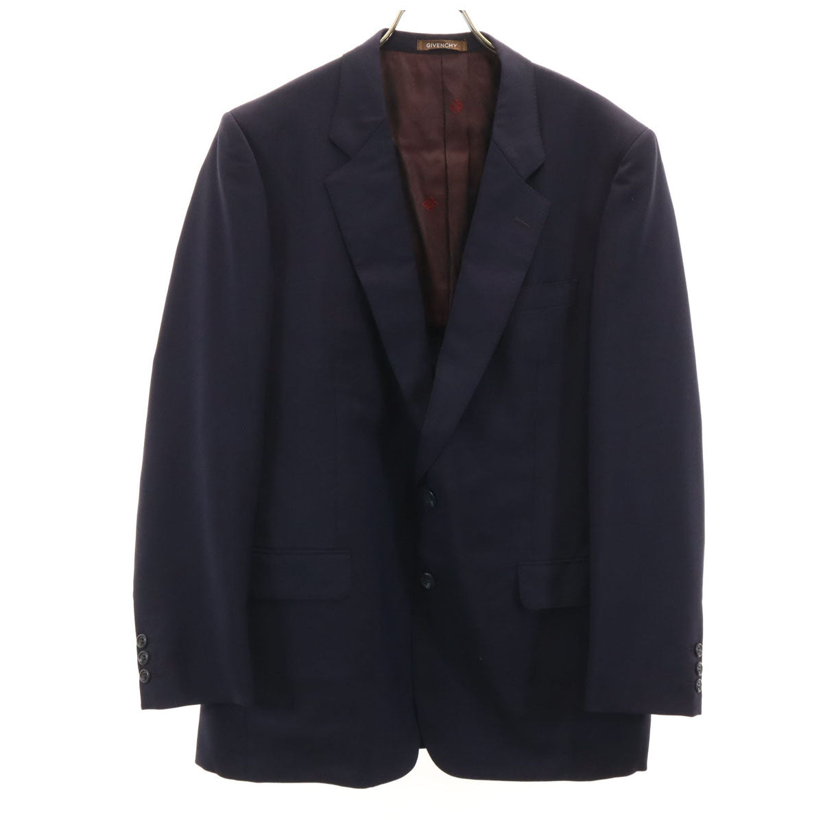 GIVENCHY ジバンシィ 90s オールド テーラードジャケット 100-90-180 ネイビー ブレザー メンズ