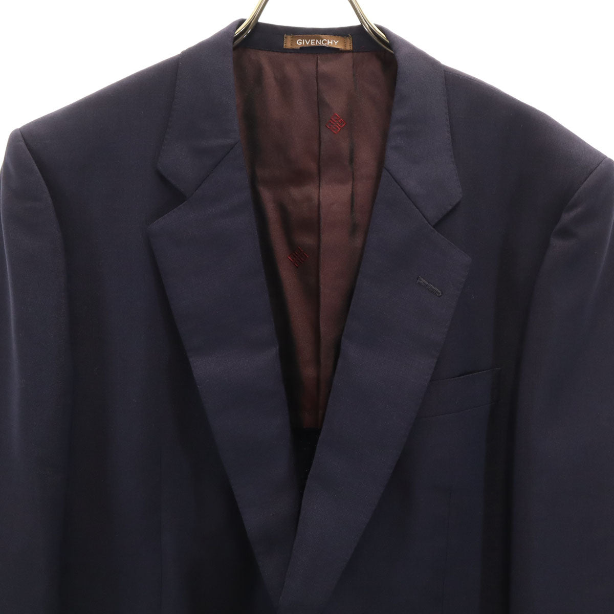 GIVENCHY ジバンシィ 90s オールド テーラードジャケット 100-90-180 ネイビー ブレザー メンズ