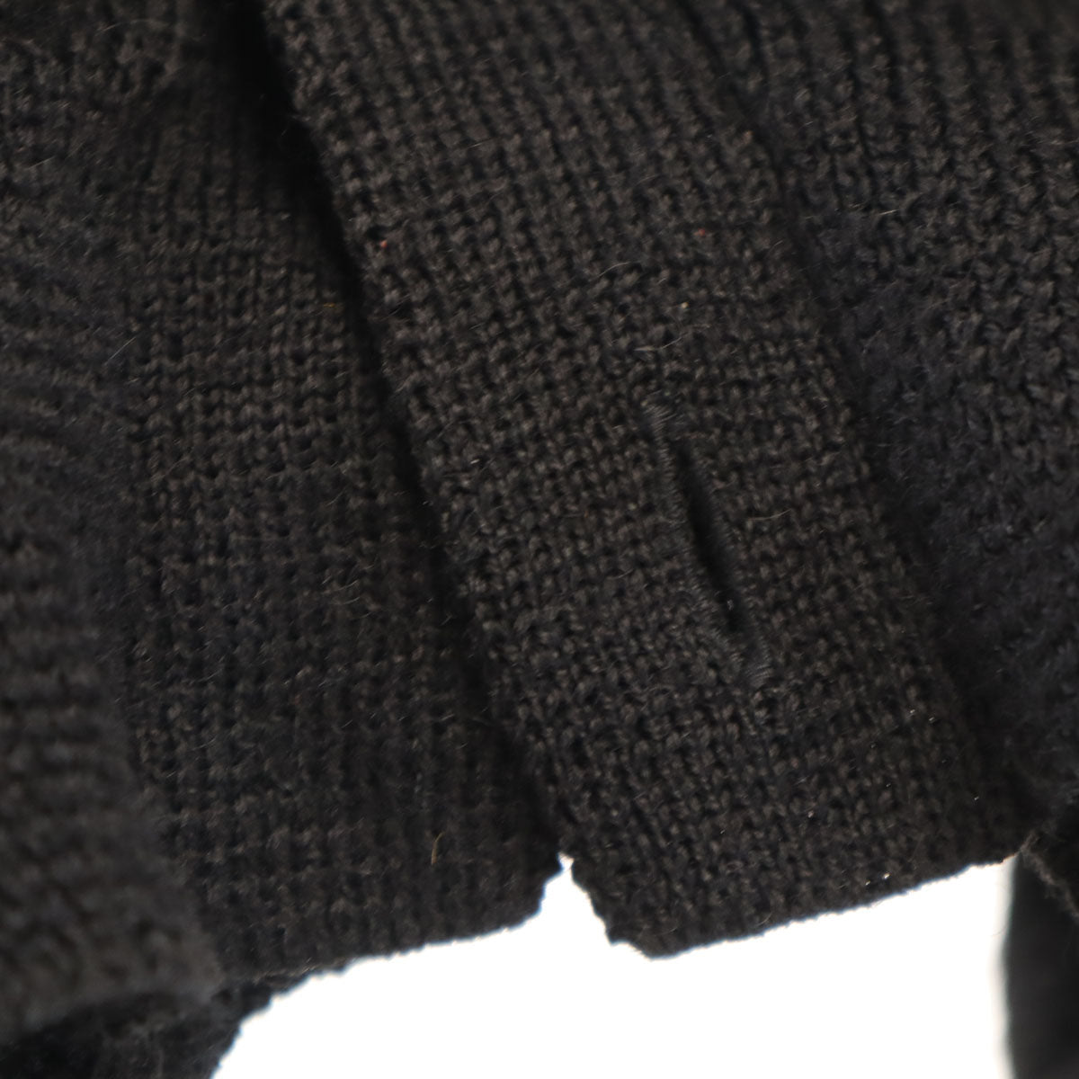COMME des GARCONS HOMME コムデギャルソンオム 80s 90s オールド 長袖 Vネック ニットカーディガン ブラック メンズ