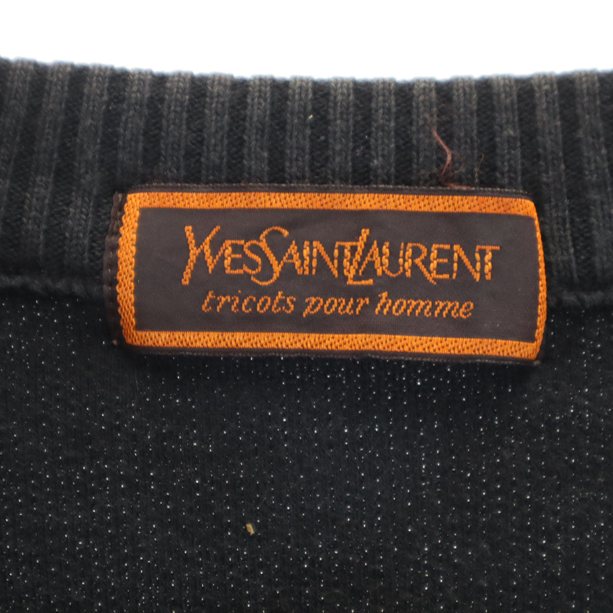 YVES SAINT LAURENT イヴサンローラン 90s 長袖 スウェット トレーナー L ブラック メンズ
