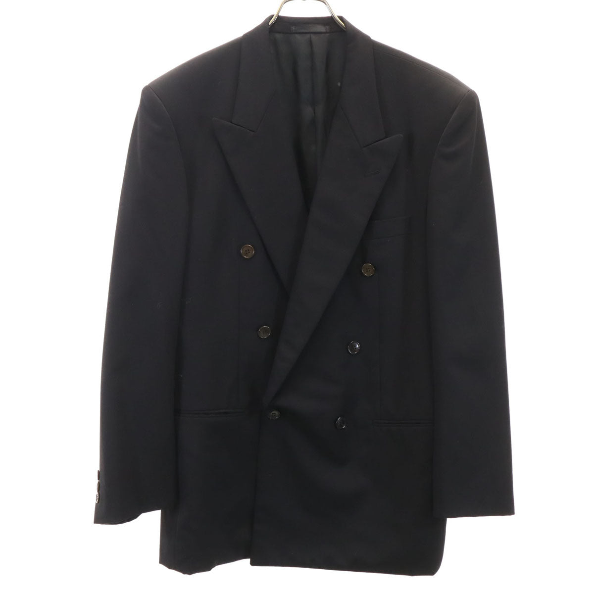 Paul Smith LONDON ポールスミスロンドン 90s 日本製 オールド ダブル テーラードジャケット L ブラック メンズ