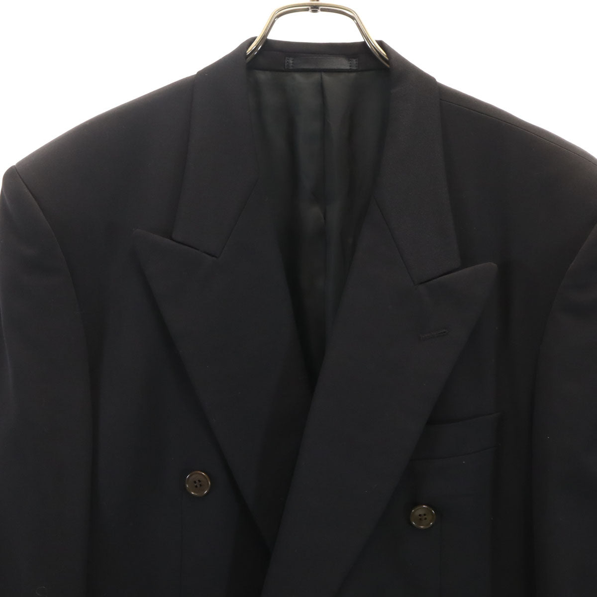 Paul Smith LONDON ポールスミスロンドン 90s 日本製 オールド ダブル テーラードジャケット L ブラック メンズ