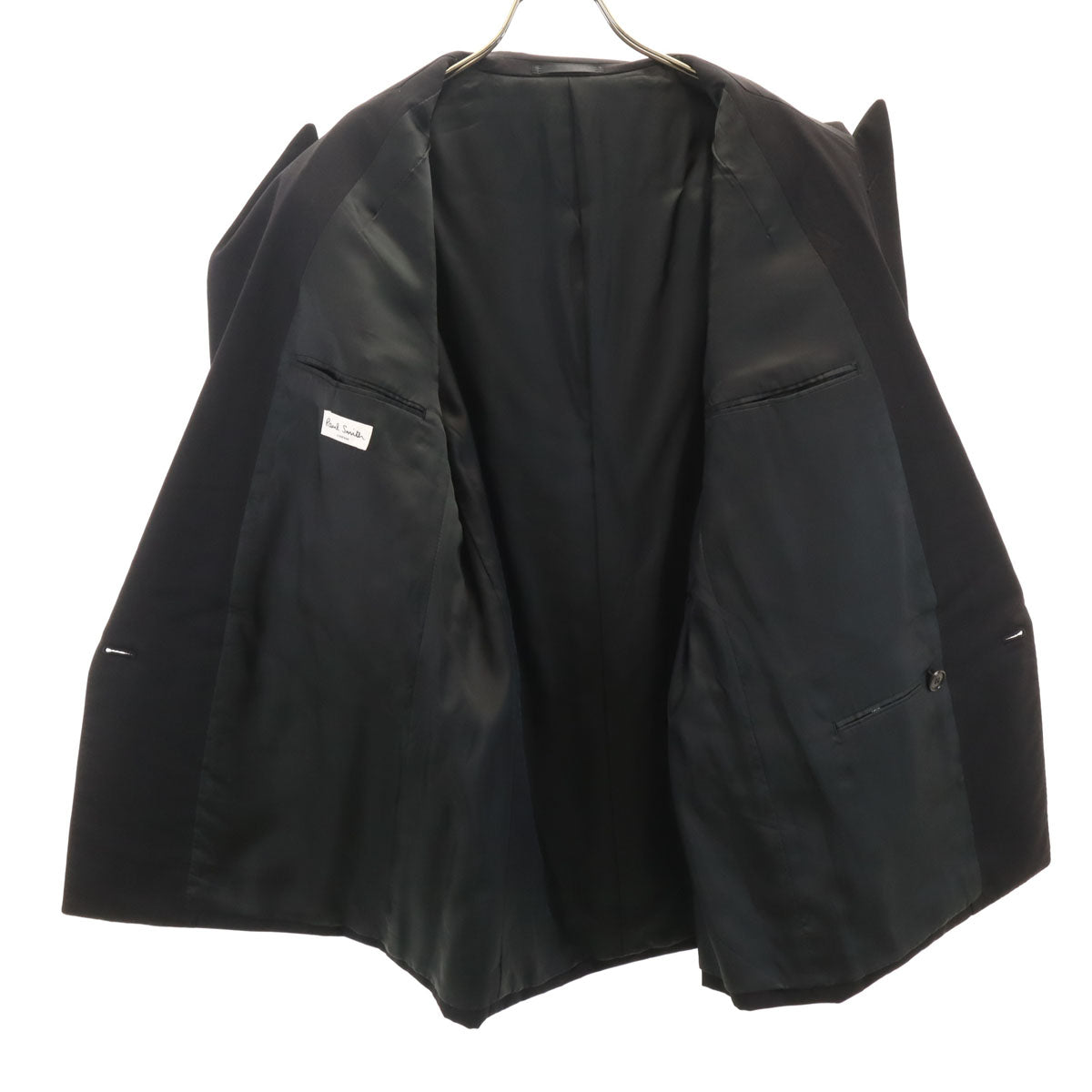 Paul Smith LONDON ポールスミスロンドン 90s 日本製 オールド ダブル テーラードジャケット L ブラック メンズ