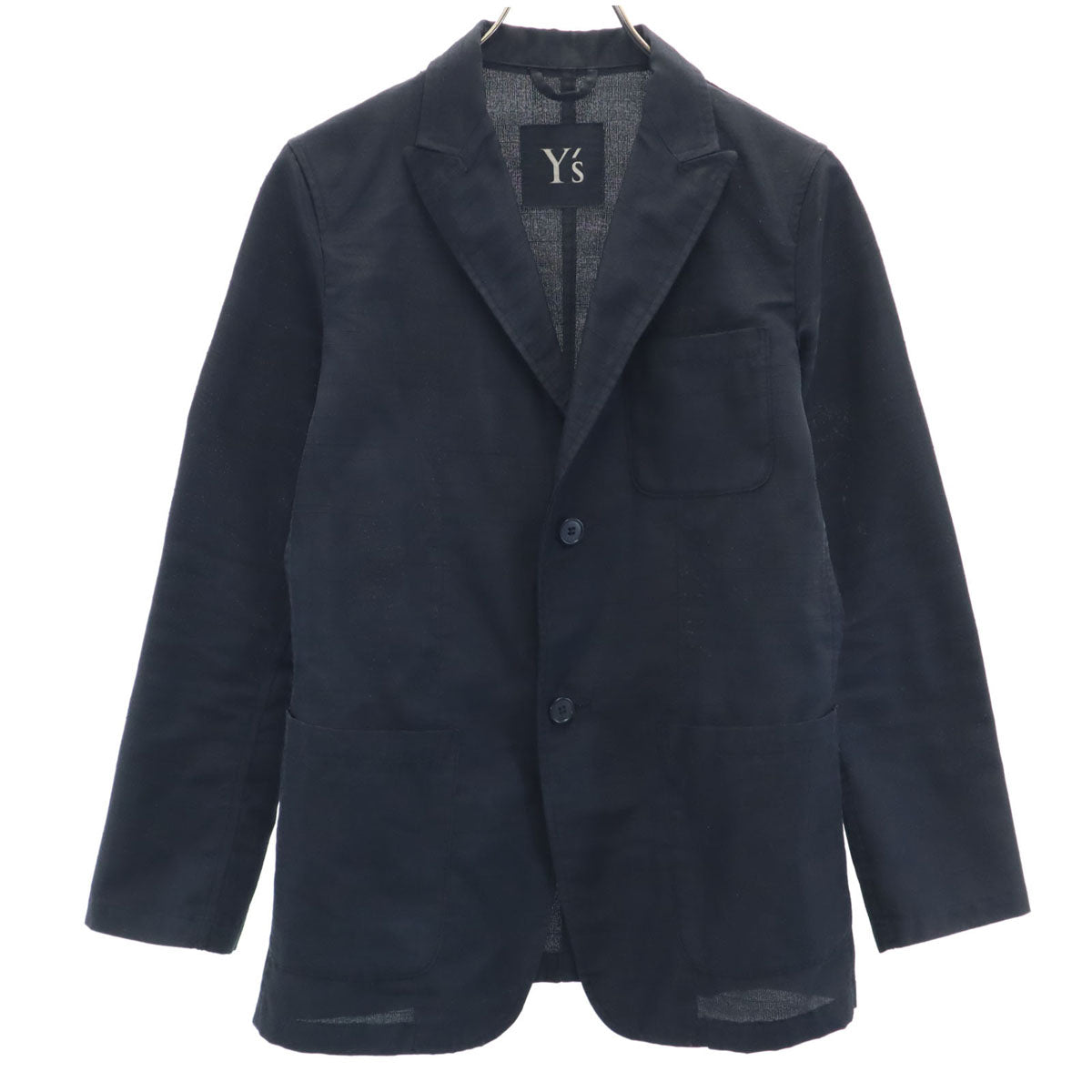 Y's ワイズ 80s 日本製 ヴィンテージ テーラードジャケット ブラック アンコン レディース