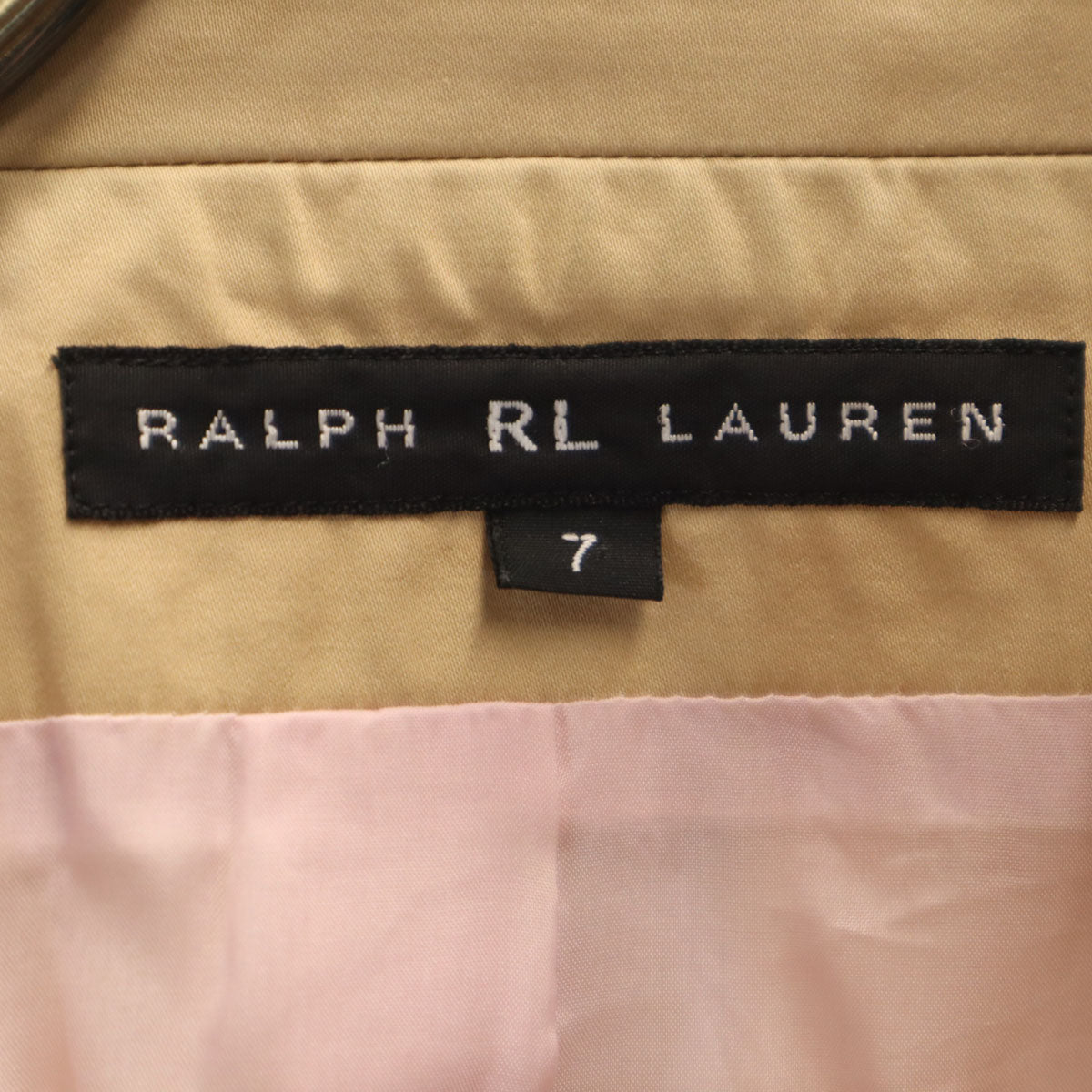 RALPH RL LAUREN ラルフアールエルローレン 日本製 ジャケット 7 ベージュ系 レディース