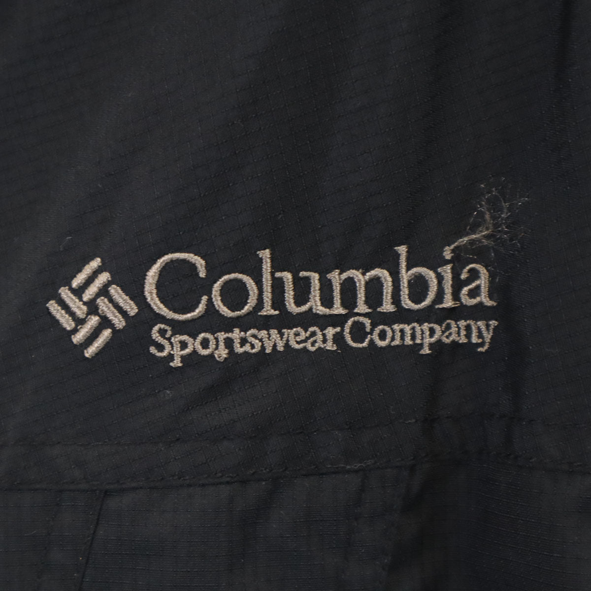 Columbia コロンビア PM3190 ハーフジップ ナイロンジャケット M ブラック アウトドア 裏メッシュ プルオーバー メンズ