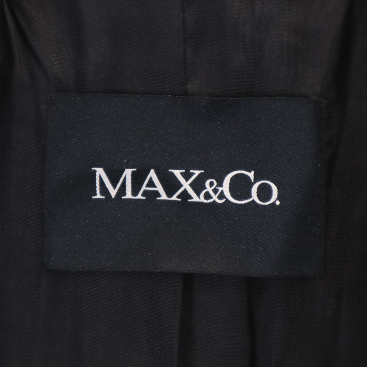 MAX&CO マックスアンドコー コート 40 ブラック レディース