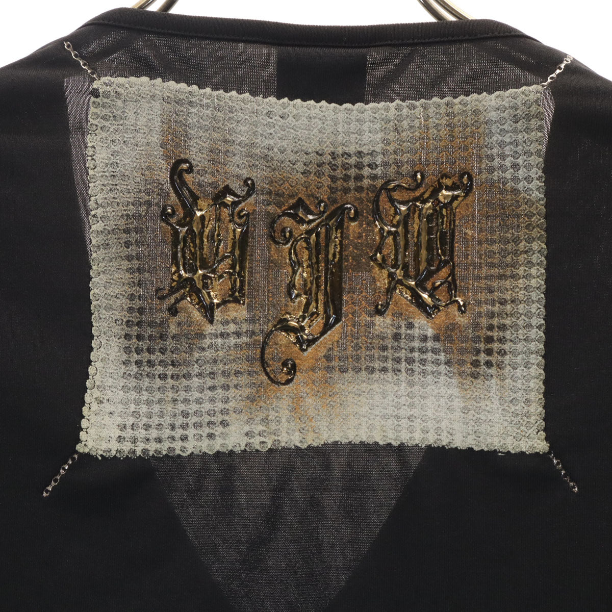 VERSACE JEANS COUTURE ヴェルサーチ ジーンズ クチュール イタリア製 長袖 カットソー S ブラック レディース
