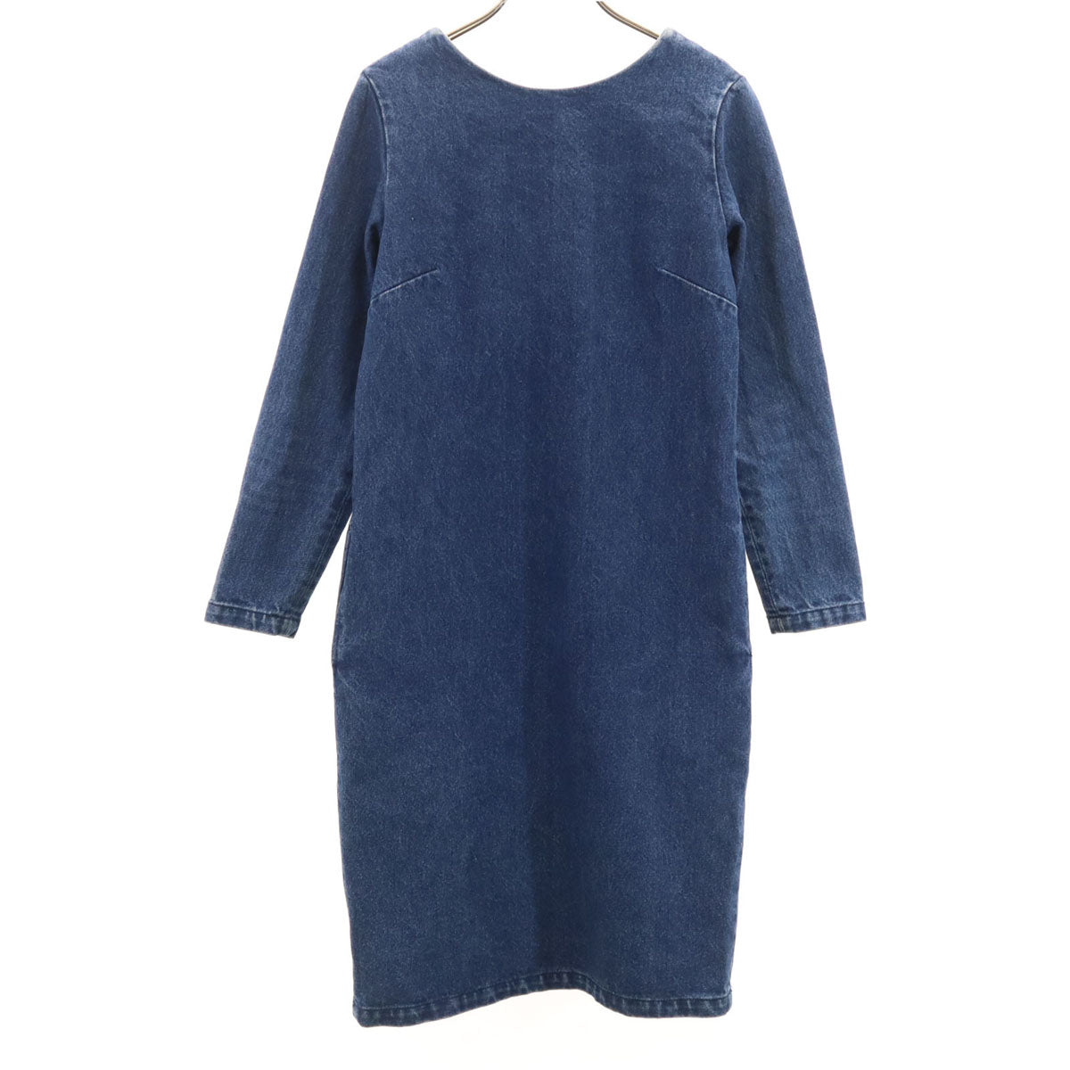 R.H. ViNTAGE アールエイチヴィンテージ 長袖 デニム ワンピース XS ウォッシュブルー ロンハーマン レディース