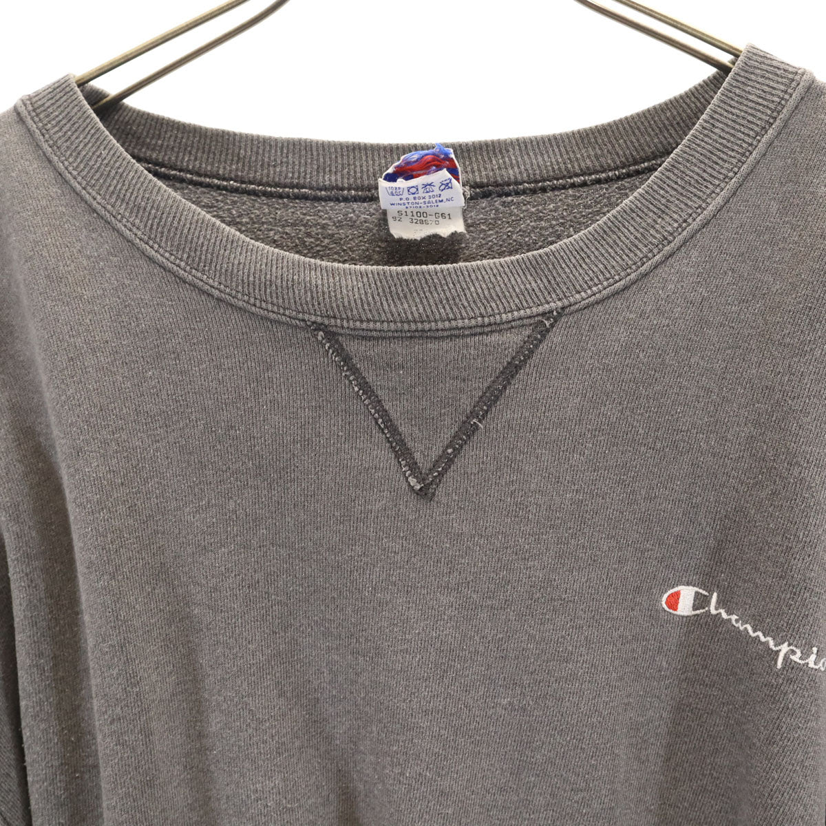 Champion チャンピオン 90s 00s オールド 長袖 スウェット トレーナー グレー メンズ