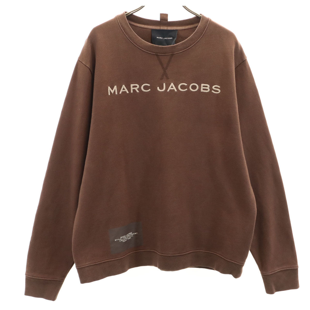 MARC JACOBS マークジェイコブス 長袖 スウェット トレーナー L ブラウン レディース