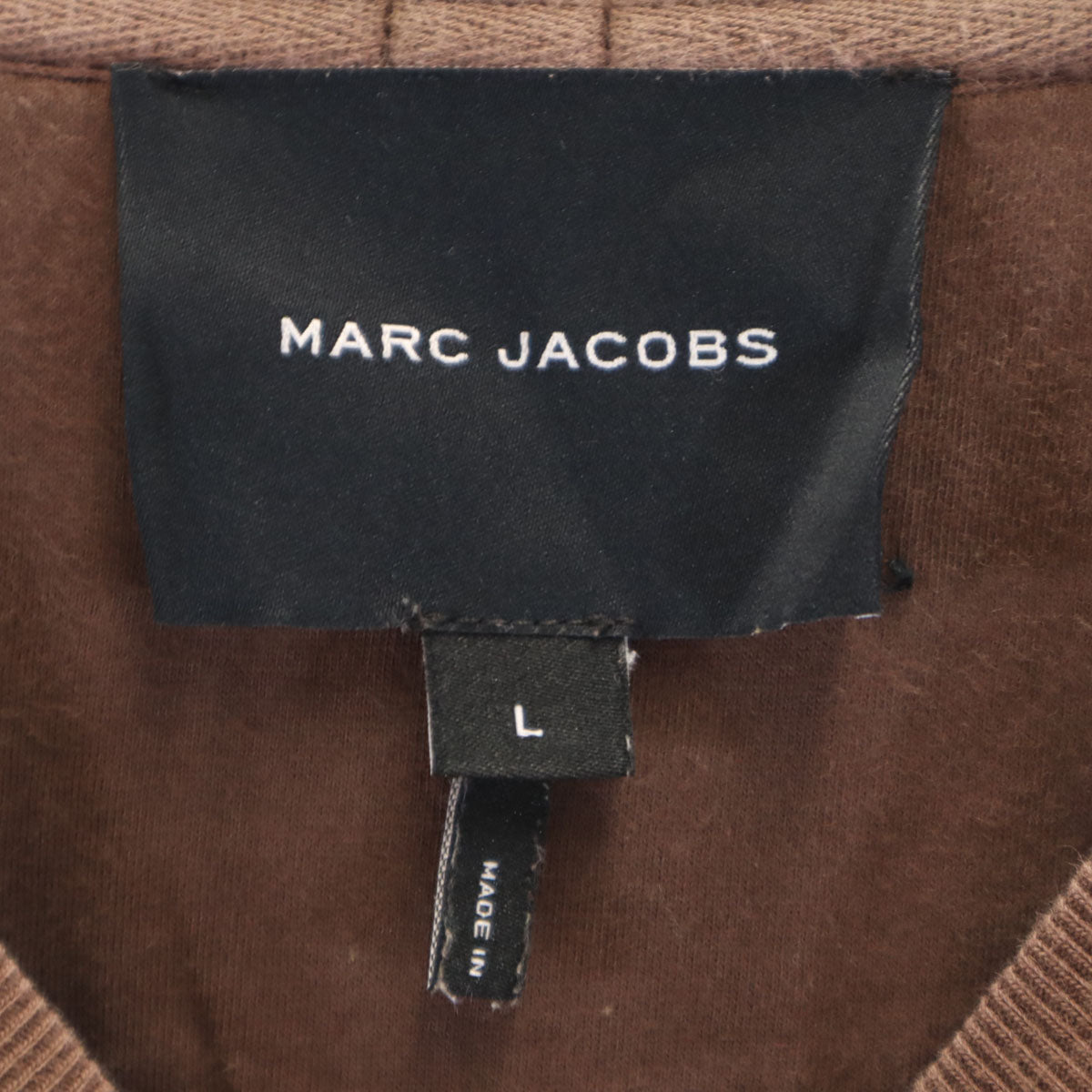MARC JACOBS マークジェイコブス 長袖 スウェット トレーナー L ブラウン レディース