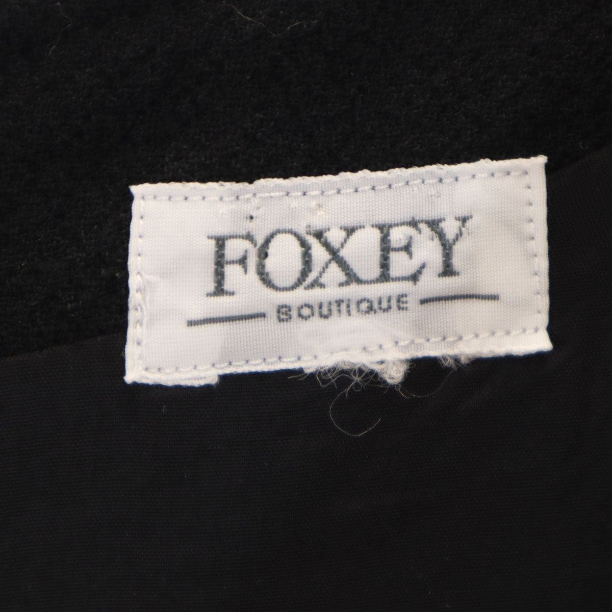 FOXEY BOUTIQUE フォクシー ブティック 日本製 半袖 ワンピース ブラック フォーマル レディース