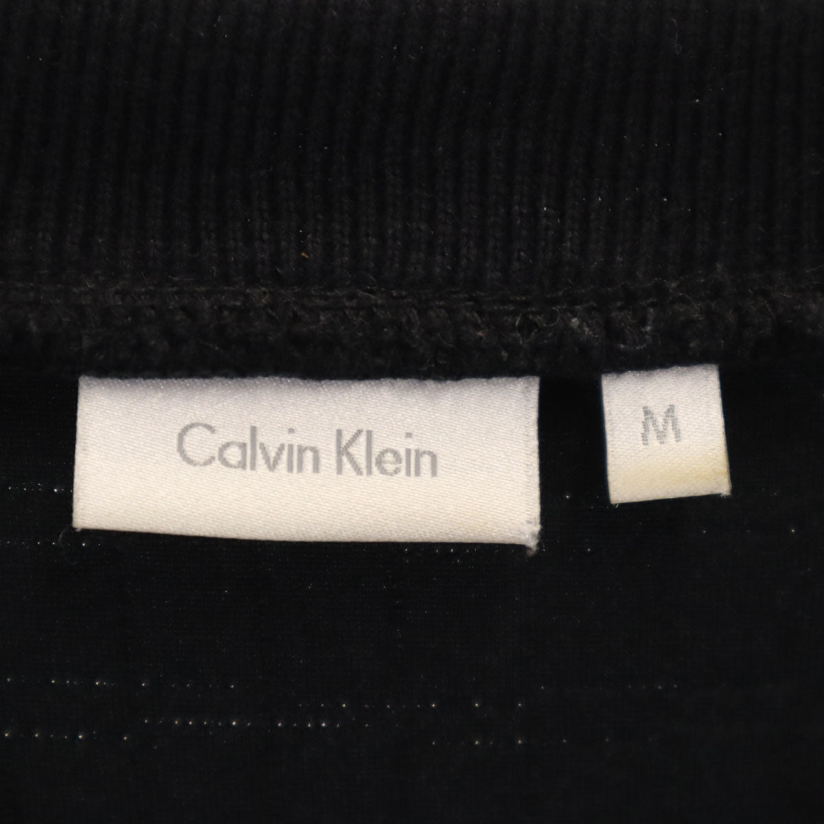 Calvin klein カルバンクライン 長袖 トレーナー M ブラック メンズ