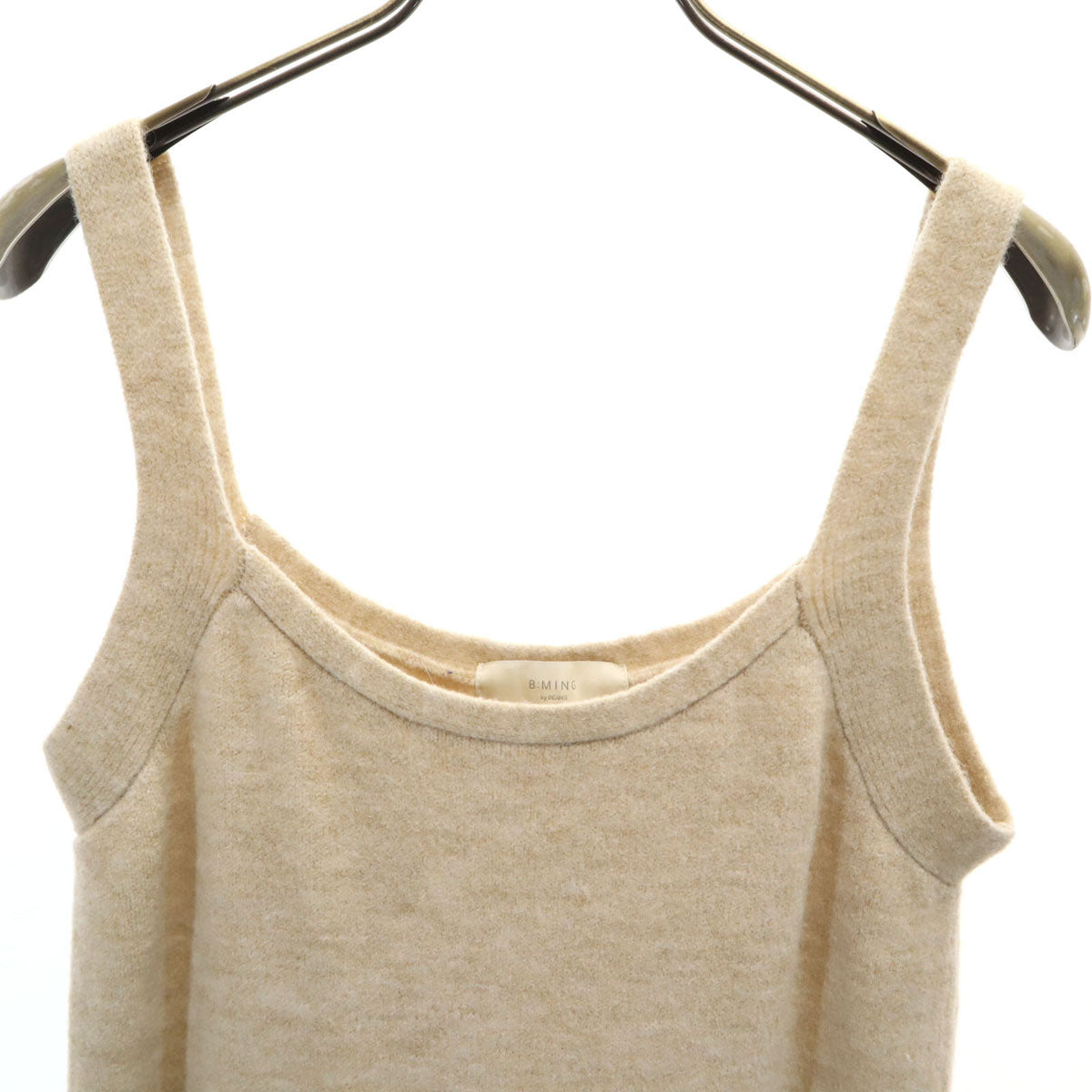B:MING by BEAMS ビーミングバイビームス ニット キャミワンピース F ベージュ系 レディース