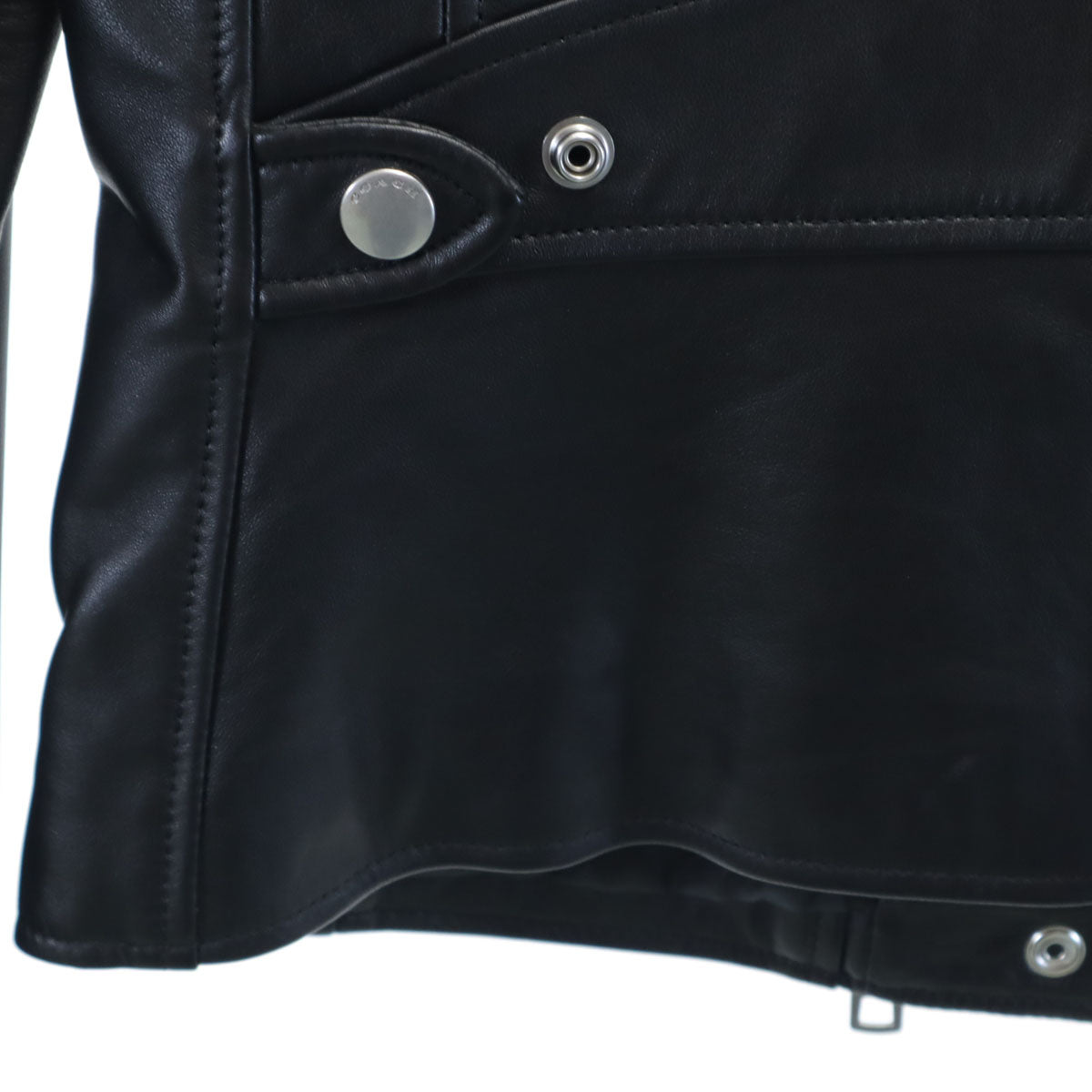 COACH コーチ 羊革 シープレザー ライダースジャケット S ブラック F86528 UPTOWN RACER JACKET レディース