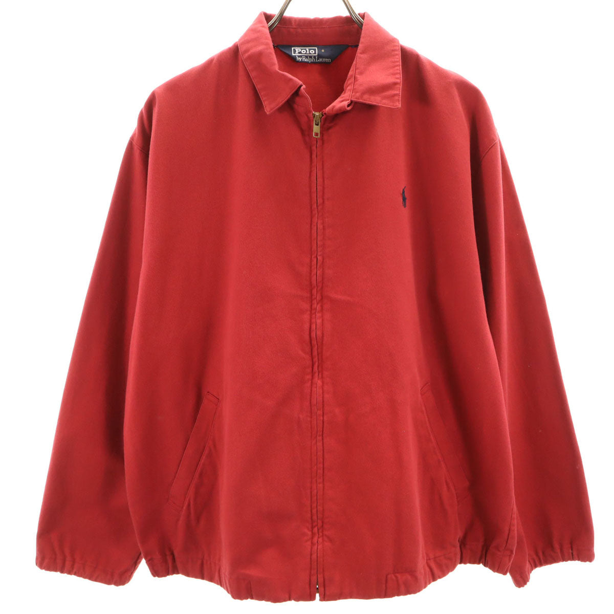 【80s】三角タグポロバイラルフローレン　スウィングトップブラック　赤ポニーXL Polo by Ralph Lauren ポロバイラルフローレン 80s ヴィンテージ 三角