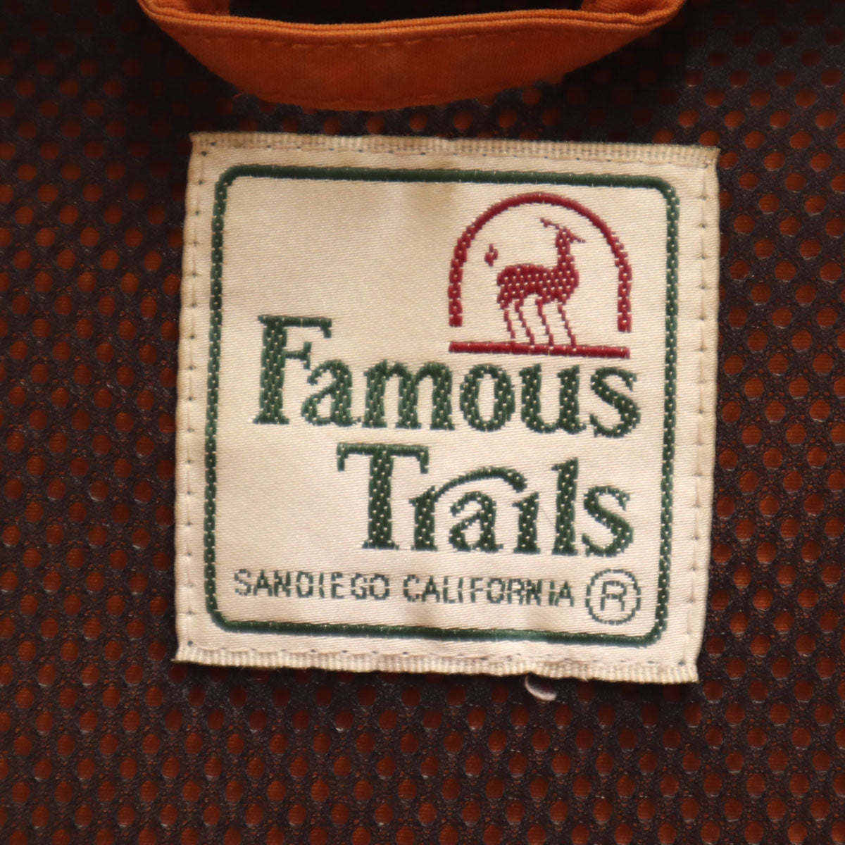 Famous Trails フェイマストレイル マウンテンパーカー テラコッタ アウトドア メンズ