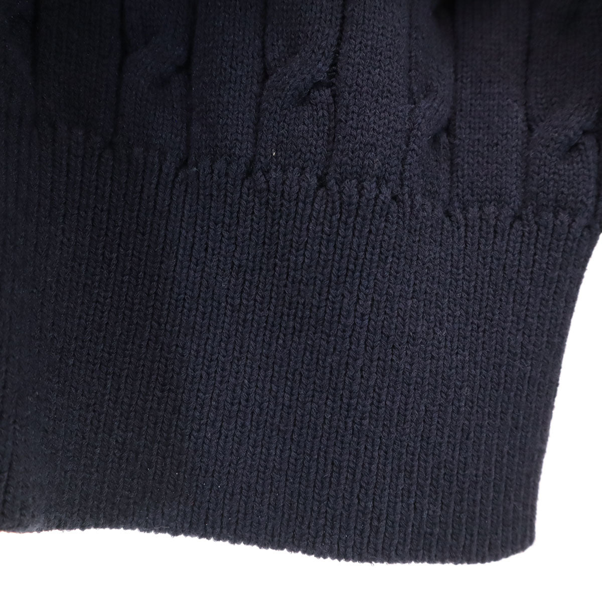 FRED PERRY フレッドペリー 長袖 ニットカーディガン 36 ダークネイビー系 レディース