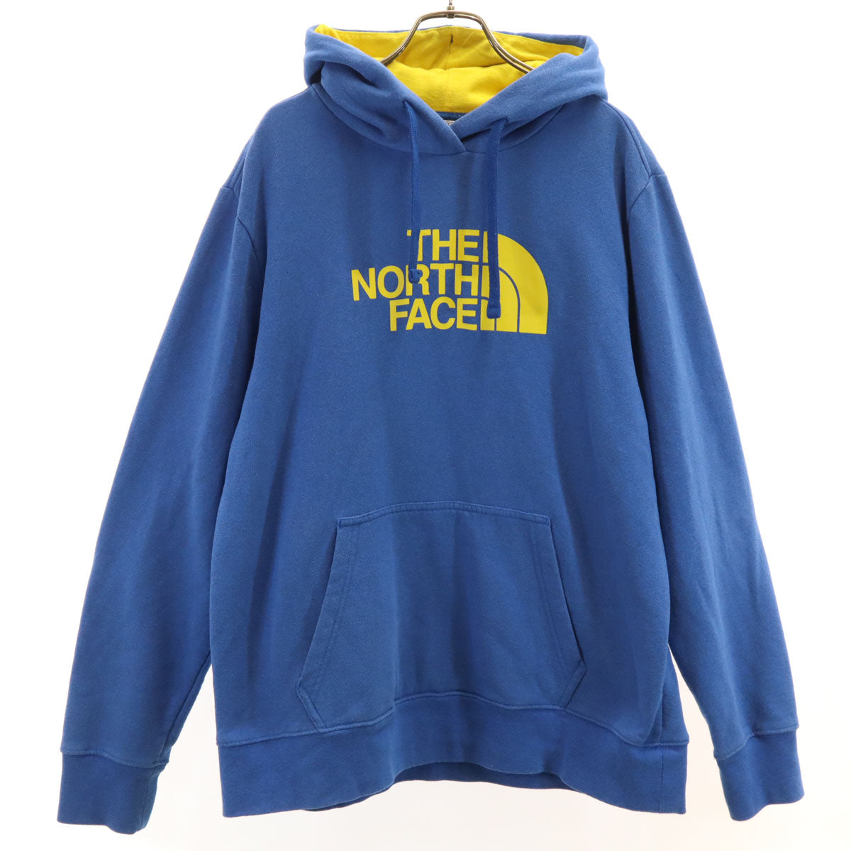 THE NORTH FACE ノースフェイス 長袖 スウェットパーカー L ブルー TCI5 アウトドア 裏起毛 メンズ