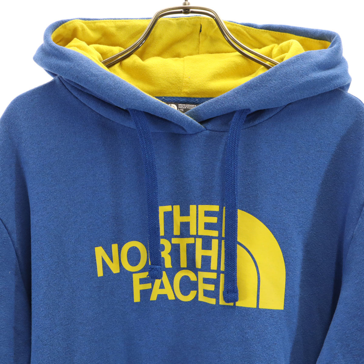 THE NORTH FACE ノースフェイス 長袖 スウェットパーカー L ブルー TCI5 アウトドア 裏起毛 メンズ