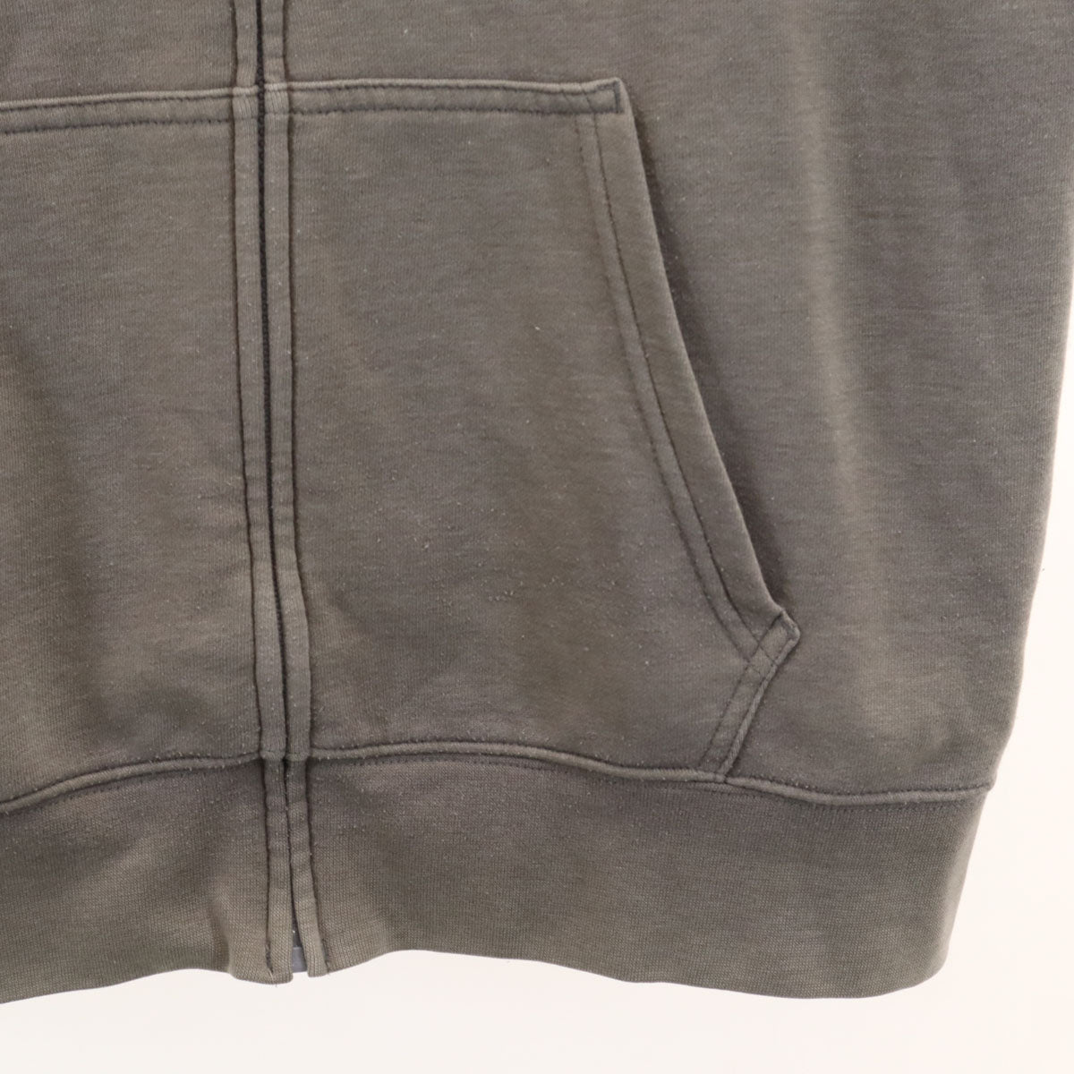 THE NORTH FACE ノースフェイス 長袖 スウェット ジップパーカー M グレー A3MB4 アウトドア 裏起毛 メンズ