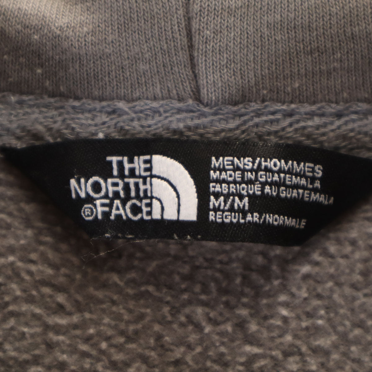 THE NORTH FACE ノースフェイス 長袖 スウェット ジップパーカー M グレー A3MB4 アウトドア 裏起毛 メンズ