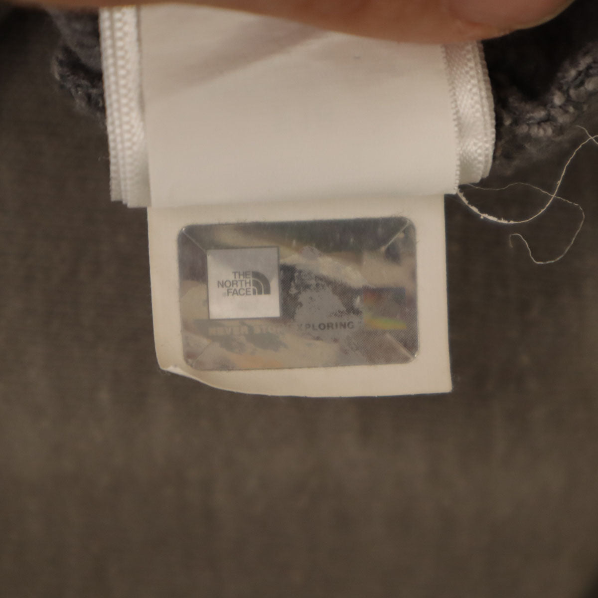 THE NORTH FACE ノースフェイス 長袖 スウェット ジップパーカー M グレー A3MB4 アウトドア 裏起毛 メンズ
