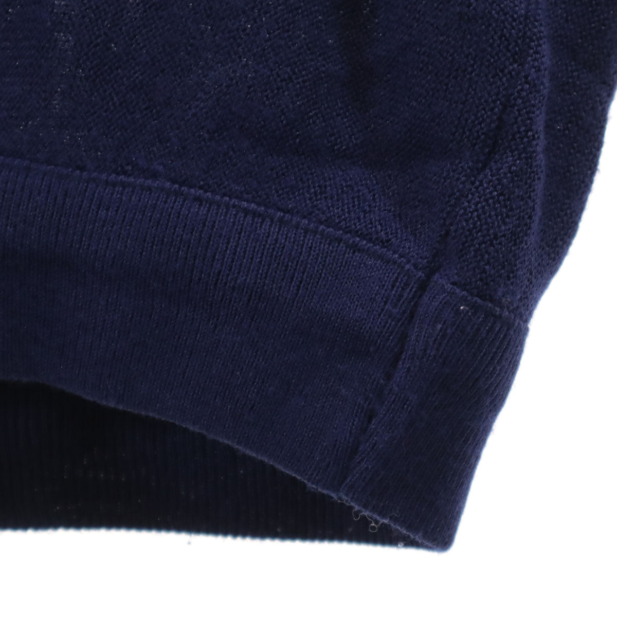 IZOD LACOSTE アイゾッドラコステ 70s ヴィンテージ 糸巻きタグ 長袖 Vネック ニット M ネイビー セーター メンズ