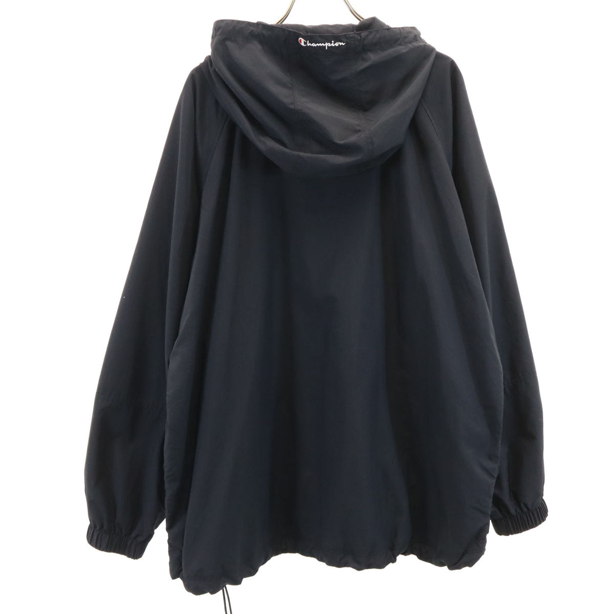 Champion チャンピオン UNDEFEATED アンディフィーテッド コラボ アノラックパーカー L ブラック メンズ