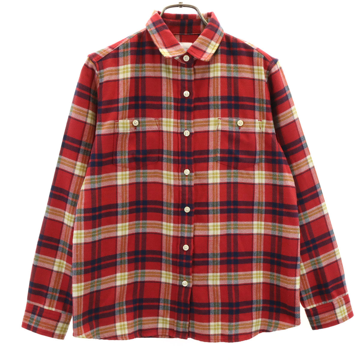 THE NORTH FACE ノースフェイス チェック柄 長袖 ネルシャツ S レッド NRW61508 アウトドア レディース