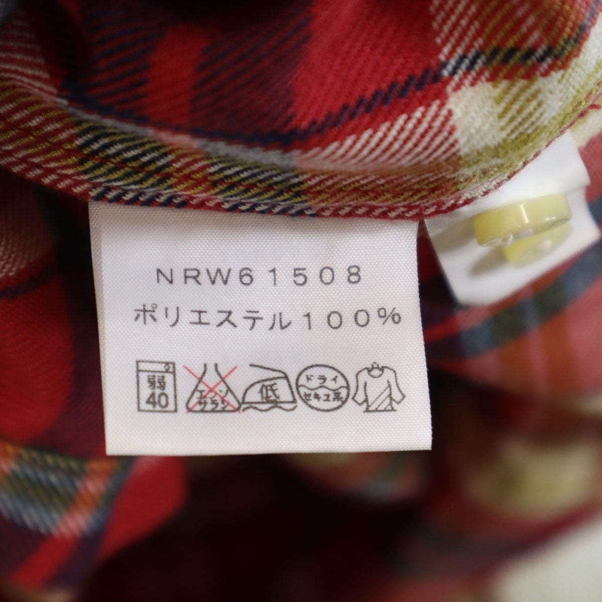 THE NORTH FACE ノースフェイス チェック柄 長袖 ネルシャツ S レッド NRW61508 アウトドア レディース