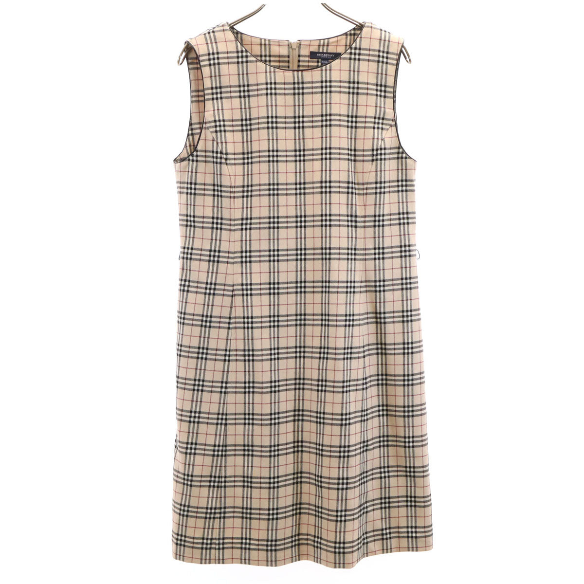 BURBERRY LONDON バーバリーロンドン 未使用 ノバチェック ノースリーブ ワンピース 160 ベージュ 三陽商会 キッズ