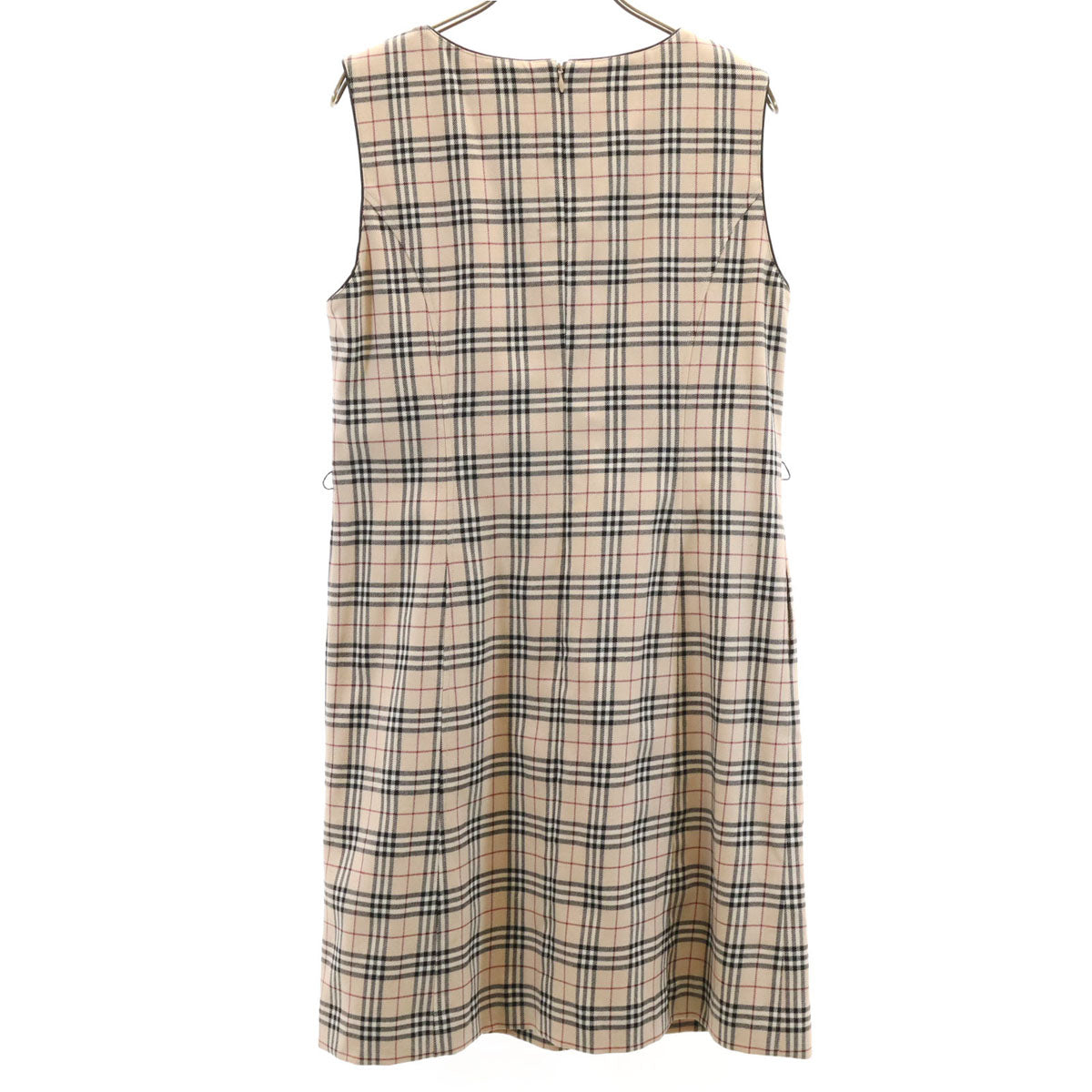 BURBERRY LONDON バーバリーロンドン 未使用 ノバチェック ノースリーブ ワンピース 160 ベージュ 三陽商会 キッズ
