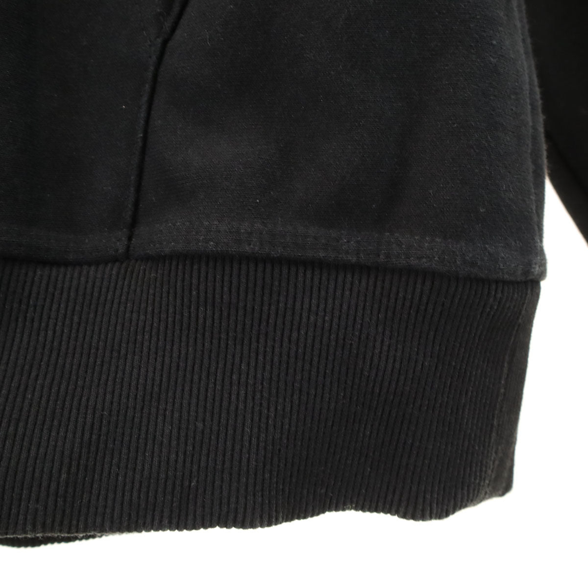 STUSSY ステューシー バックロゴ 長袖 スウェットパーカー M ブラック メンズ
