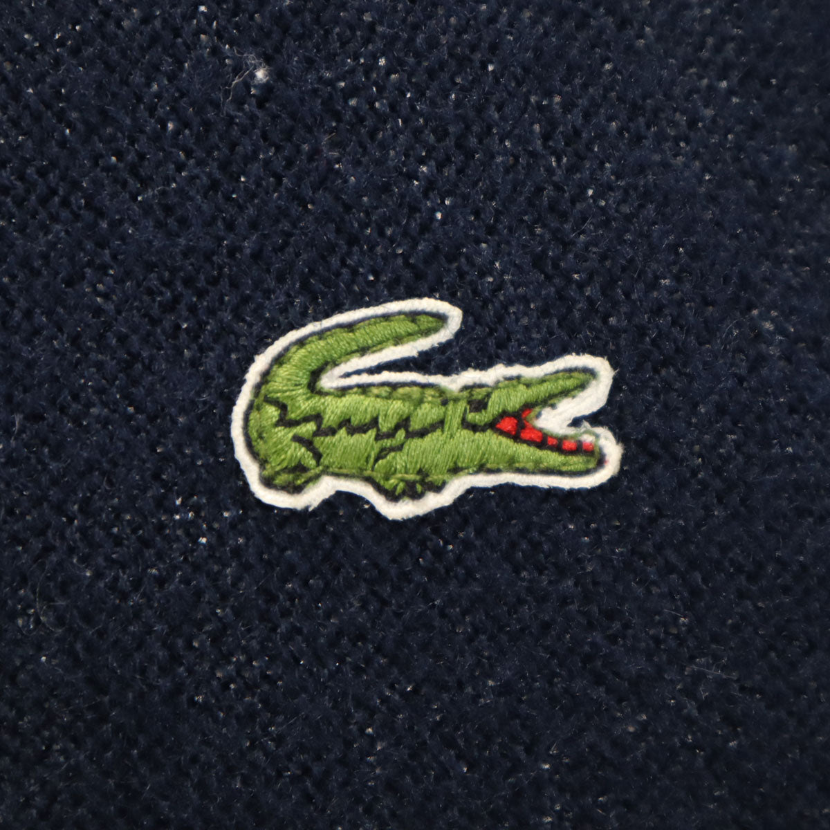 IZOD LACOSTE アイゾッドラコステ 90s USA製 オールド 長袖 Vネック ニットカーディガン L ネイビー メンズ