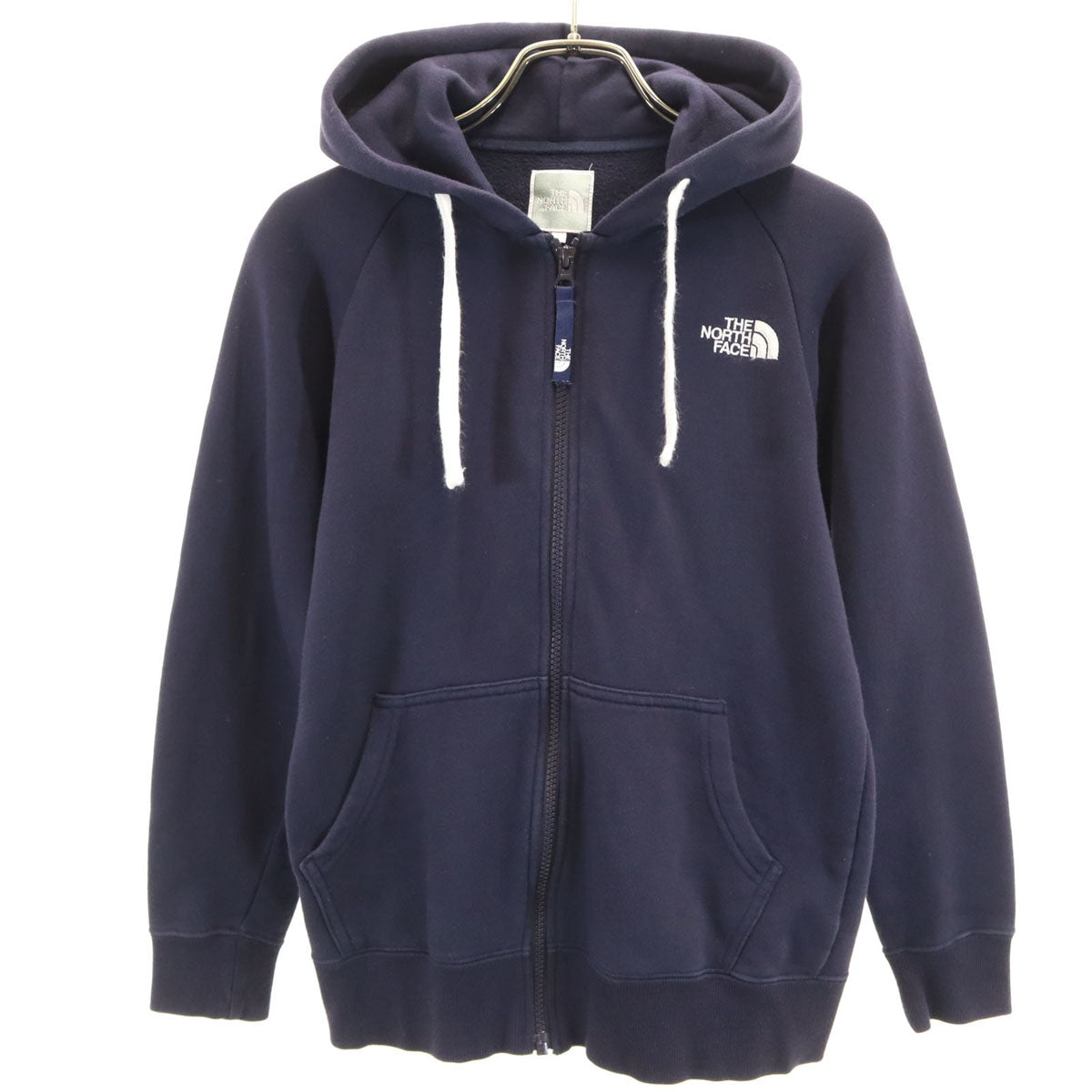 THE NORTH FACE ノースフェイス 長袖 リアビュー スウェット ジップパーカー S ネイビー NTW62130 アウトドア レディース