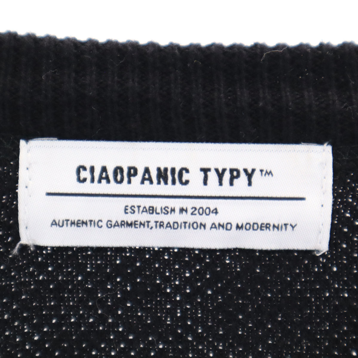 CIAOPANIC TYPY チャオパニックティピー 長袖 ニット ONE ブラック セーター メンズ