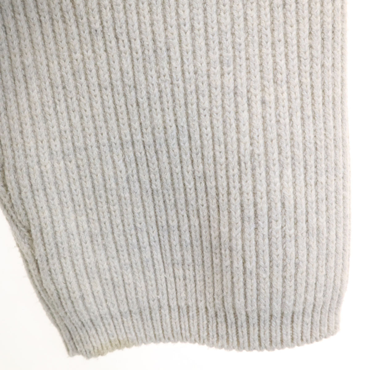 MOUSSY マウジー 長袖 ハーフジップ ニット F アイボリー系 セーター レディース