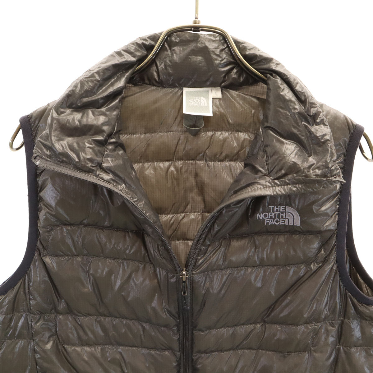 THE NORTH FACE ノースフェイス ライトヒート 光電子 ダウンベスト L チャコールグレー NDW18170 アウトドア レディース