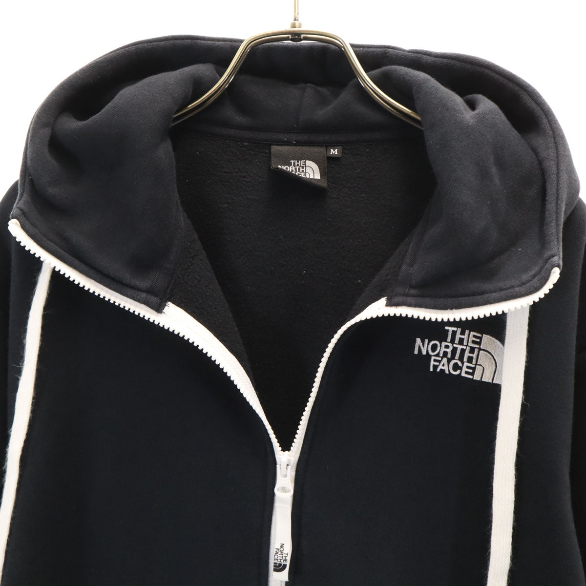 THE NORTH FACE ノースフェイス 長袖 リアビュー スウェット ジップパーカー M ブラック NT11930 アウトドア メンズ