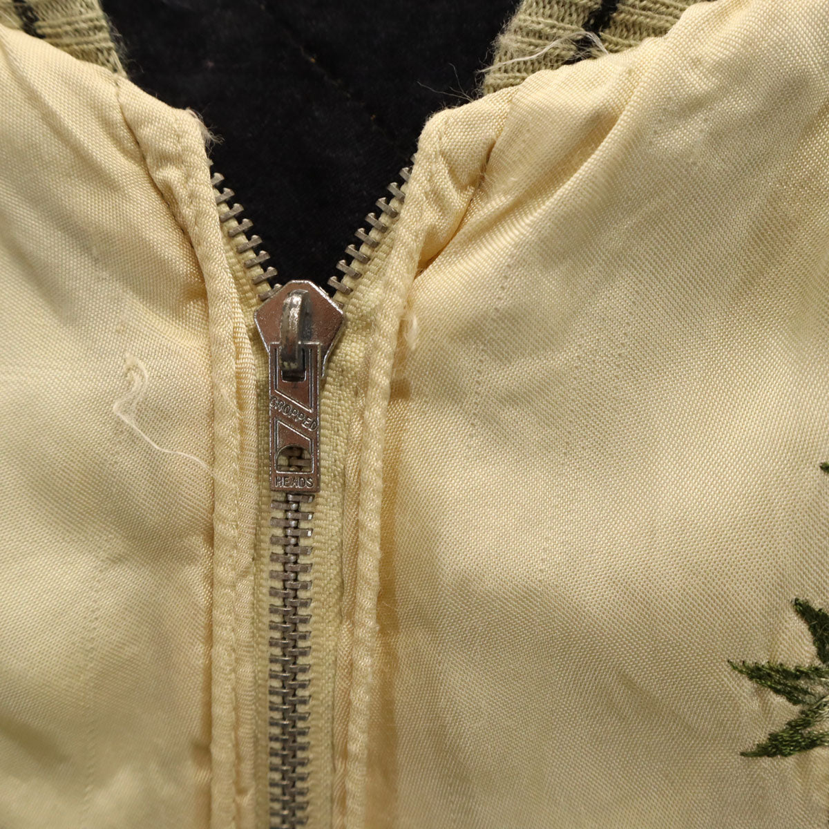 CROPPED HEADS クロップドヘッズ CROWS クローズ コラボ リバーシブル スカジャン M シャンパンゴールド メンズ